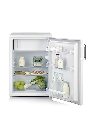 **SEVERIN Réfrigérateur Table Top Compact, Mini Réfrigérateur Bureau/Étude, 56 cm Largeur - 120 L, Classe Énergétique C,