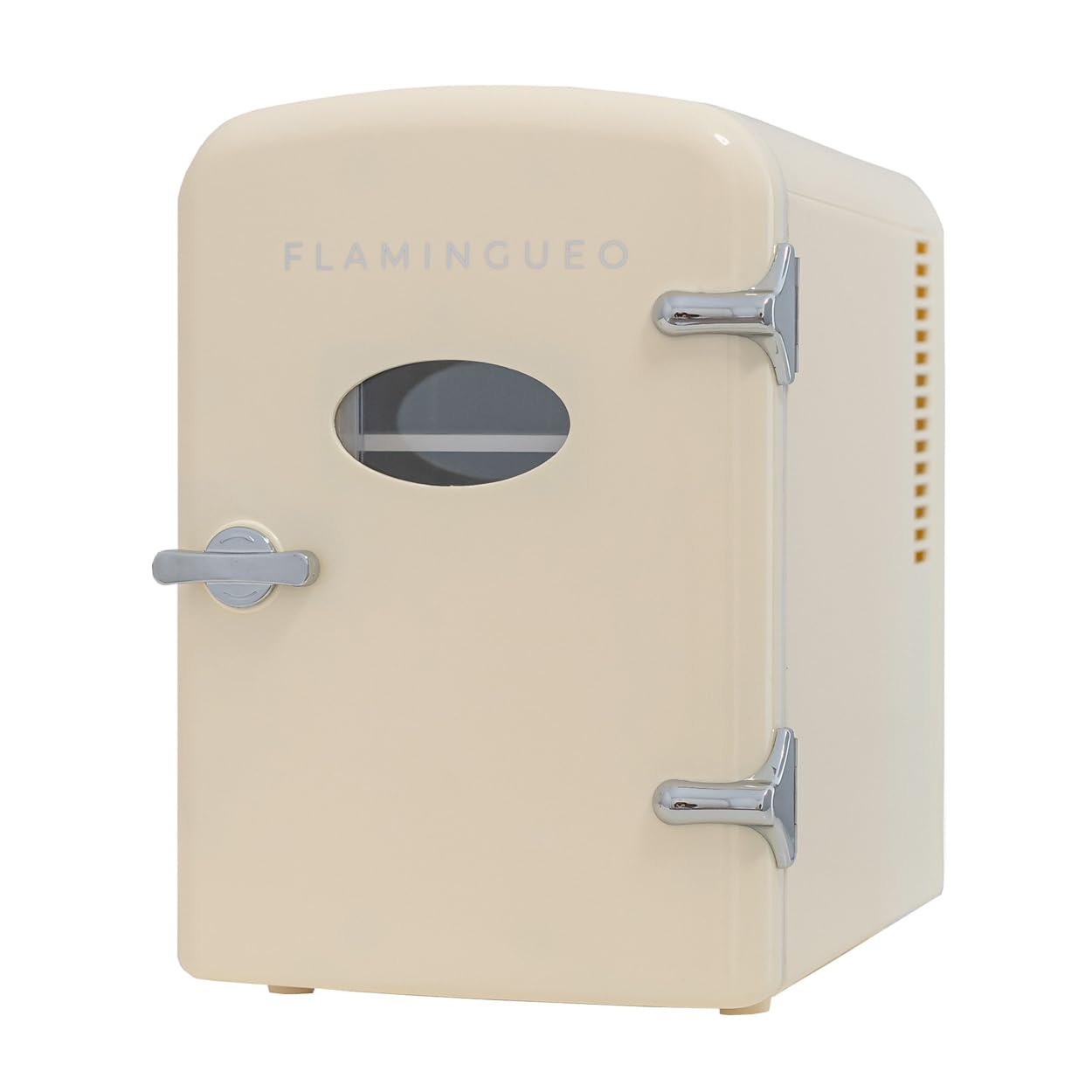 Flamingueo Mini Frigo 4L - 12V/220V, Frigo Chaud/Froid pour Soins de la Peau, Mini Réfrigérateur de Voyage Compact