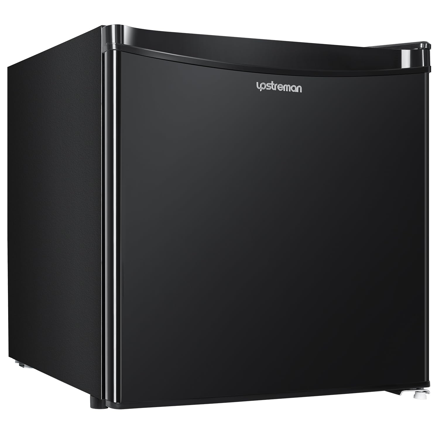Upstreman Mini Frigo 46L Noir Brillant pour Hôtel et Bureau-Economie d'Énergie-Thermostat Réglable-FR17