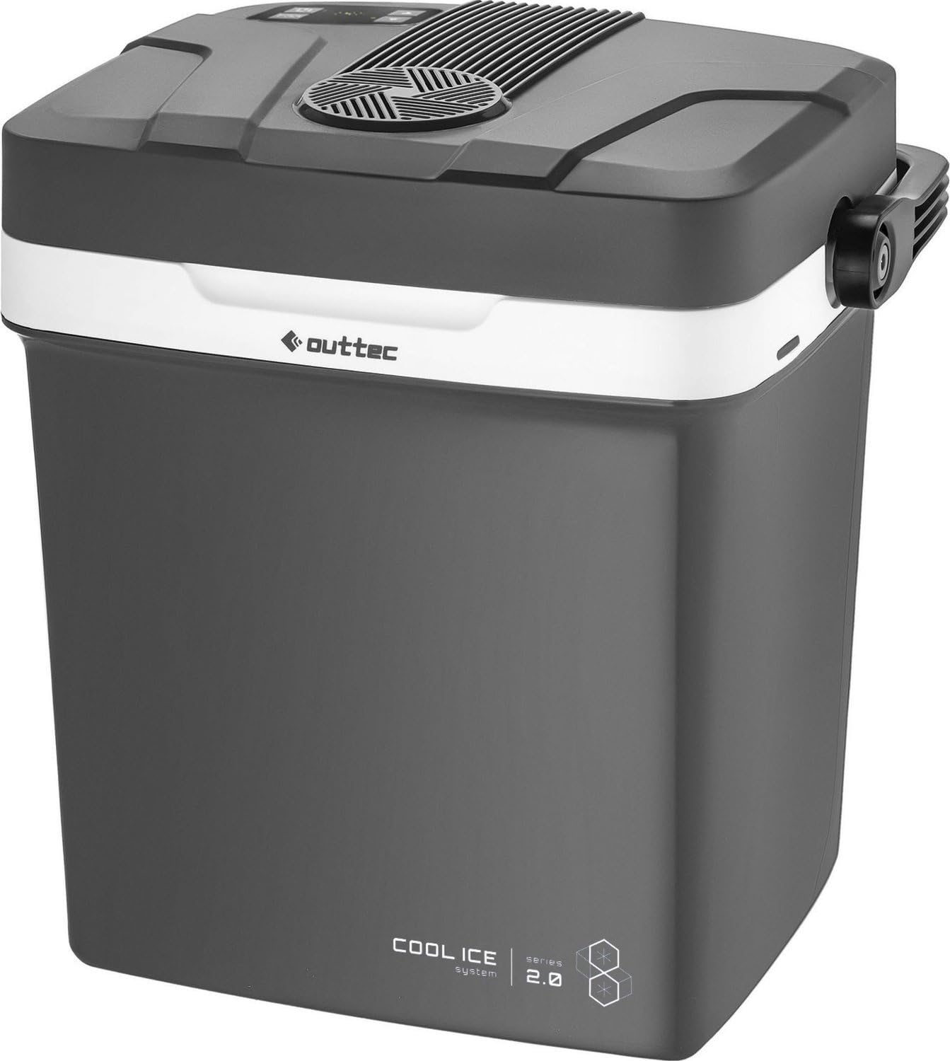 Glaciere Electrique Outtec 220v Voyage - Refrigerateur Camping Car, Glaciere Voiture Compression, 27L Voiture Campagne